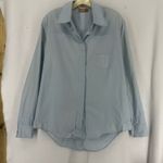 Button Down Collared Shirt Womens Medium Blue Photo 0