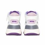 KOIO Aerobics Royal White Purple Leather Sneakers Photo 9