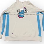 Nike Miami Heat Vice Hoodie Women’s L White Blue Pink NBA Sweatshirt Photo 3