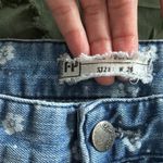 Free People Women's Size 26 Floral Print Skinny Leg Crop Jeans Light Wash Photo 2