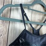 Moving Comfort  Black and Gray Patterned Sports Bra Photo 2
