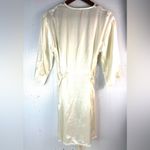Jones New York  XS/S Satin n Lace Ivory Belted Luxury Robe Photo 1