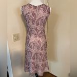Vintage Japanese Paisley Print Vosci Dress In Pink Made in Japan Photo 2