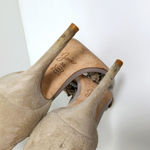 Joie  Sandals Womens Size 7.5 Tan Suede Open Toe Heels Ankle Strap Photo 5