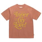 Honor The Gift Inner City Love Graphic Tee Orange Size M Photo 0