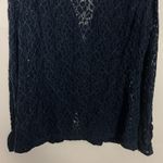 Eyelash Couture Lace Button Front Long Sleeve Blue Blazer Size XS/S Photo 8