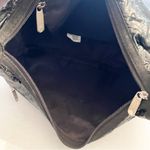 LeSportsac  Black Patent Classic Hobo Crossbody Bag Zipper Closure Big Pocketbook Photo 2