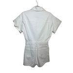 ZARA Shimmery TRF Denim Romper NWT Sz. S Photo 3