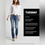 Silver Jeans Silver Tuesday Low Rise Slim Bootcut Jeans Size 25 Photo 1