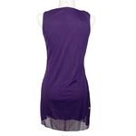 NEW Manzhili Purple Embroidered Sequin Jeweled Party Mini Dress Sleeveless Size M Photo 1