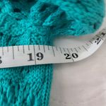 Christina XL aquamarine Knit Pullover top Green Photo 8