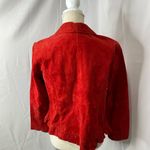 Christopher & Banks Vintage red suede leather jacket large Photo 6
