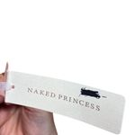 Naked Princess Silk Ella Deep V Chemise Sleep Lingerie Dress NWT Size Small Pink Photo 7