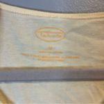 Talbots Tee Light Pastel Yellow V Neck Short Sleeve Pima Cotton Top Sz M GUC Photo 2