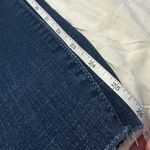 Levi's  High Rise Skinny Jeans Raw Hem Size 28 Dark Wash Stretch Size 6 Photo 7