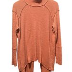 Free People we the Free Split Back Turtleneck Lightweight Sweater Size Large Photo 2