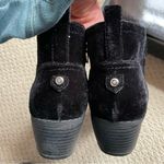 G by Guess  Women's Black Velvet Tammie Ankle Booties 9 Photo 4