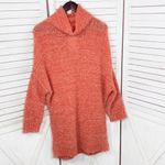 Free People She’s All That Alpaca Knit Funnel Neck Tunic Sweater Orange XS Photo 7