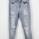 Judy Blue Multicolored Paint Splatter Boyfriend Jean Size 5/27 Distressed Photo 0