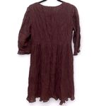 Roolee  Mom 100% Linen Crinkle Dress with front pockets size small Photo 1