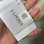 La Perla New nude Perl studded high rise hipster swim bottom sz XL Photo 5