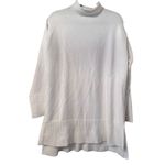 MOTH Cream White Mock funnel Neck Long Sleeve Sweater Tunic Size M Photo 1