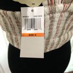 B.O.G. Collective Striped Halter Crop Top Beige & Red Small Viscose/Linen NWT Size undefined Photo 5