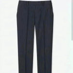 ZARA Woman Navy Blue Pin Dot Stripes Business Casual Pants Size M Photo 10