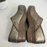 Sanita Professional Clogs Cheetah Leopard Print Nurse Doctors Comfort Size 8 39 Photo 6