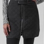 Athleta NWT, Apres Ski Skirt Black Quilted, Sz 14 Photo 0