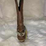 Handmade Removable Women’s Boot Bands/Cuffs Tan Photo 2