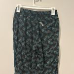 Anthropologie Hei Hei  Pants XS Blue Geometric Harem Drawstring Lounge Casual Photo 3