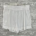 J.Crew Smocked Beach Short White Lightweight Polyamide Photo 1