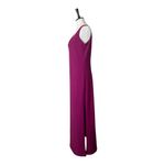 Boston Proper  Maxi Dress Beyond Travel V-neck Magenta Pink Women’s Size Medium Photo 4