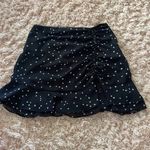 American Threads Black Ruffle Star Mini Skirt Photo 0