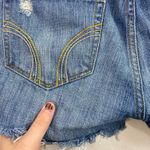 Hollister Vintage  women's‎ junior's light wash denim distressed ripped shorts 11 Photo 3
