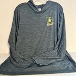 U.S. Army Logo Gray Hoodie Size L Photo 1