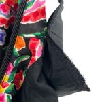 Maggy London  Silk Paisley Floral Quilted Embroidered Tassel Jacket Blazer Sz 16 Photo 7