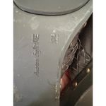 American Eagle Clogs Woven Leather Buckle Block Heel Studded Brown Mules Size 8.5 Photo 6