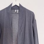 Zella  Love Open Front Mid Length Cardigan in Dark Gray Loungewear Casual Size XS Photo 2