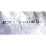 Lands End Womens White Sport Knit Pants Medium Photo 4