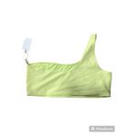 Good American  Scuba Hot Shoulder Swim Top Key Lime X-7 US Size 4XL Photo 3