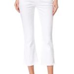 Current/Elliott The Cropped Flip Flop Jeans White Size 23 Photo 9