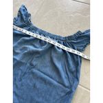 Cloth & Stone  Anthropologie‎ Dress Womens Sm Chambray Off Shoulder Western Boho Photo 5