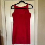 Vintage Red Sleeveless Mini Dress A List by Wrapper size 7 Photo 3