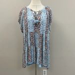 Arula Light Blue Floral Mini Dress Photo 1