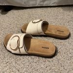 Sonoma  Cream Sandals with Wide Strap Design Photo 1