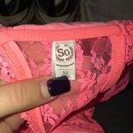 SO  medium‎ pink lace strapless bandeau Photo 2