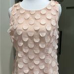 Donna Karan   Elegant Peach Polka Dot Dress Photo 1