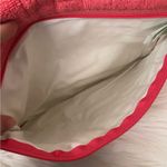 Pratesi Luxury Italian Goods Terry Cloth 100% Cotton Lined Zip Pouch Pink Photo 8